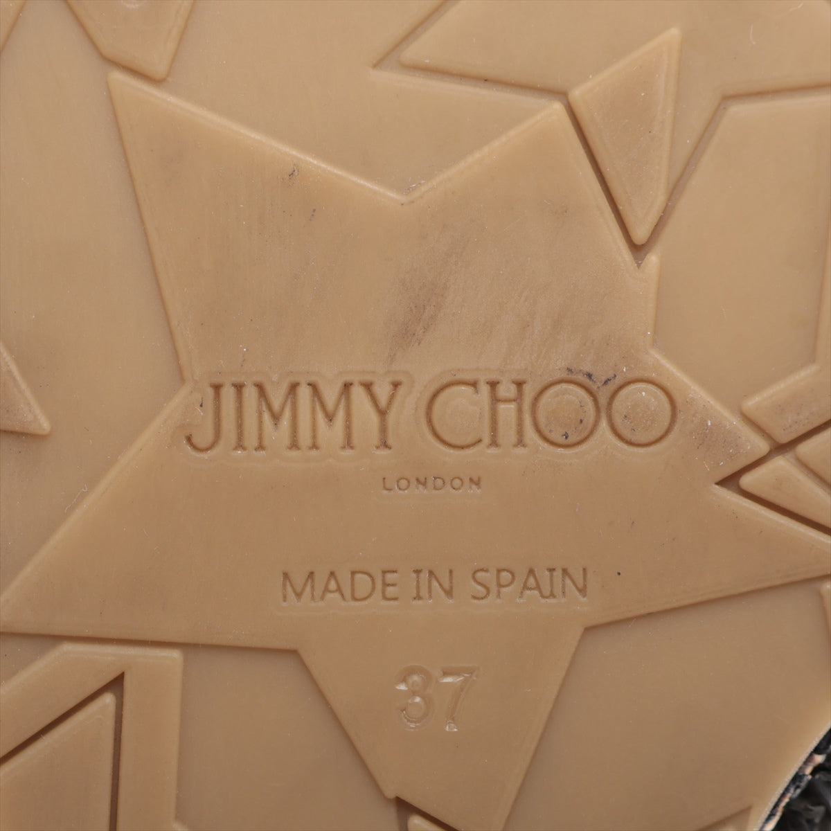 Jimmy Choo Canvas Leather Wedge Sandal Black