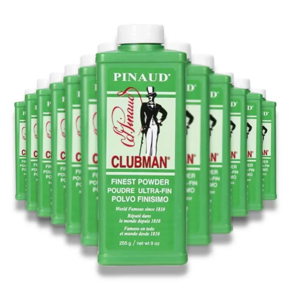 Clubman White Powder 250g / 9 oz Multipack