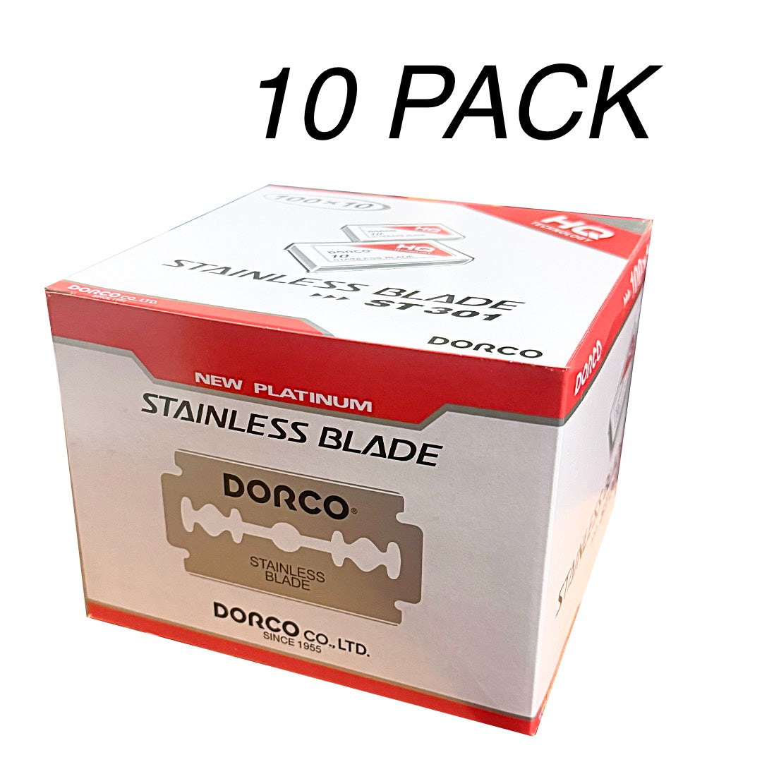 Dorco Double Edge Razor Blades – Red | 100 Pack