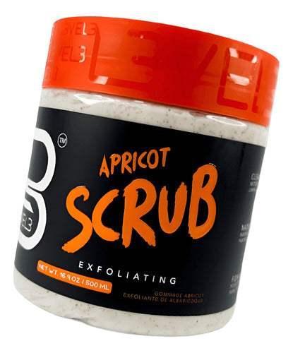 L3VEL3 Apricot Scrub 500ml / 16.9 oz Scrub