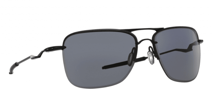 Oakley TailHook OO4087-01 - Satin Black-Grey by Oakley for Men - 60-15-121 mm Sunglasses