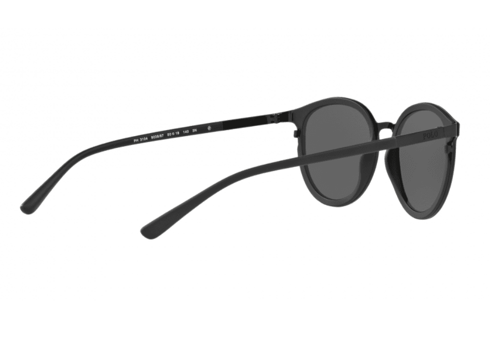 Polo Ralph Lauren PH 3104 903887 - Black-Dark Grey by Ralph Lauren for Men - 50-18-140 mm Sunglasses
