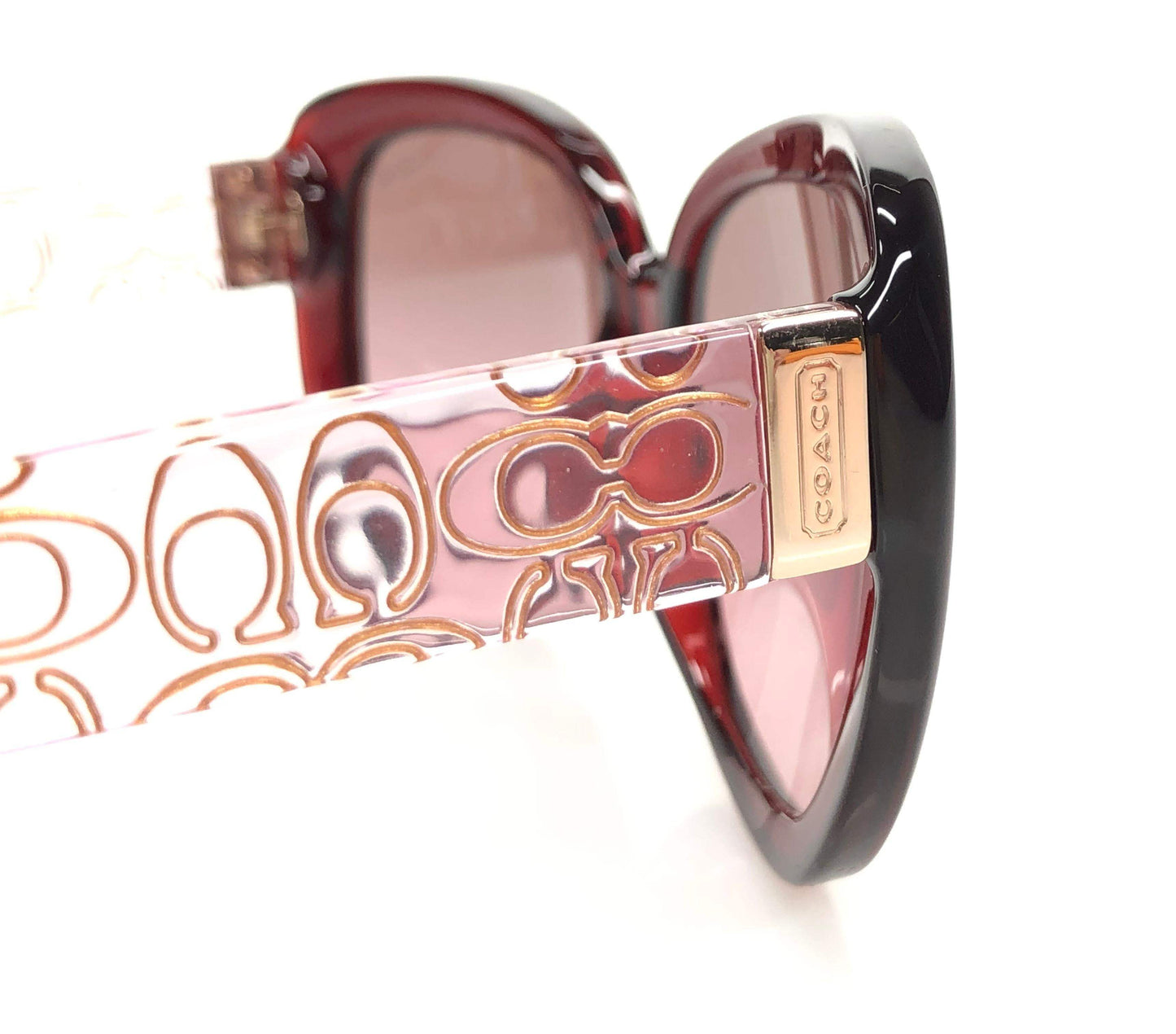 Coach Laurin HC8076 5154-14 - Burgundy-Pink Crystal by Coach for Women - 56-15-135 mm Sunglasses