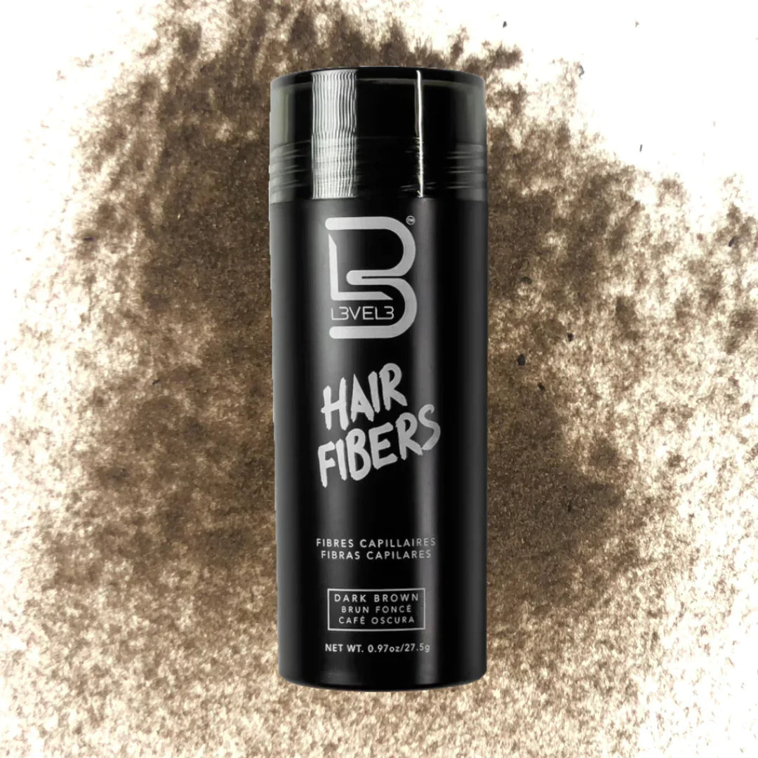L3VEL3 Hair Fibers Dark Brown 0.97 oz