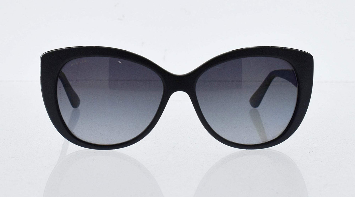 Bvlgari BV8157BQ 938-T3 - Matte Black-Grey Gradient Polarized by Bvlgari for Women - 57-15-135 mm Sunglasses