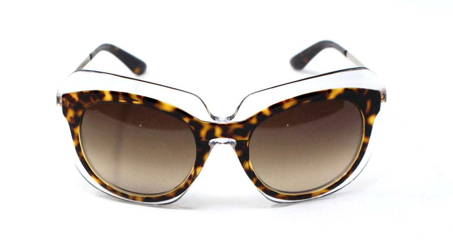 Dolce and Gabbana DG 4282 757-13 - Havana On Transparent-Brown Gradient by Dolce and Gabbana for Women - 54-21-140 mm Sunglasses