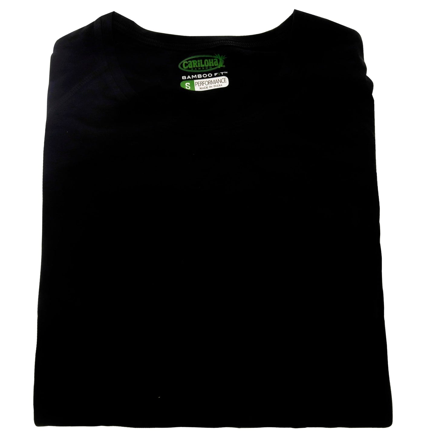 Bamboo Athletic Long-Sleeve T-Shirt - Black by Cariloha for Women - 1 Pc T-Shirt (S)