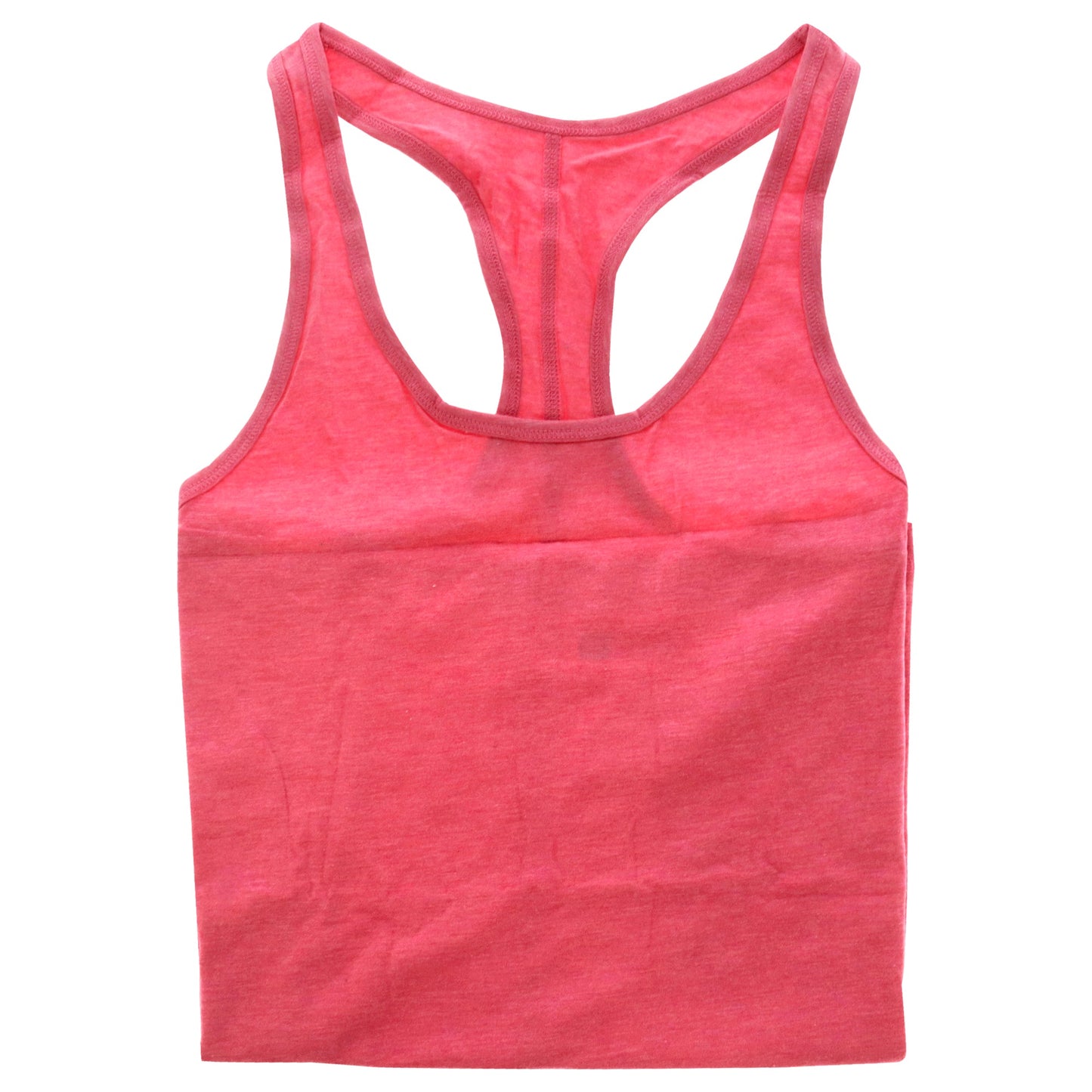 Bamboo Racerback Tank - Hibiscus Coral Heather by Cariloha for Women - 1 Pc Tank Top (S)
