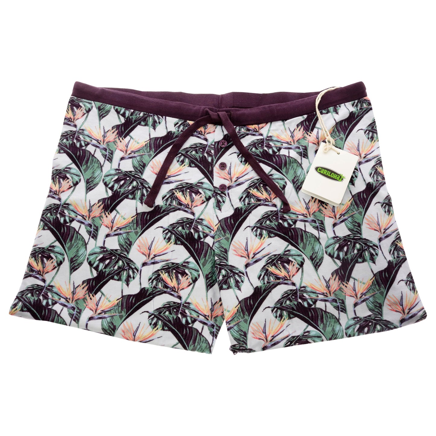 Bamboo Sleep Pants - Birds Of Paradise by Cariloha for Women - 1 Pc Pant (XL)