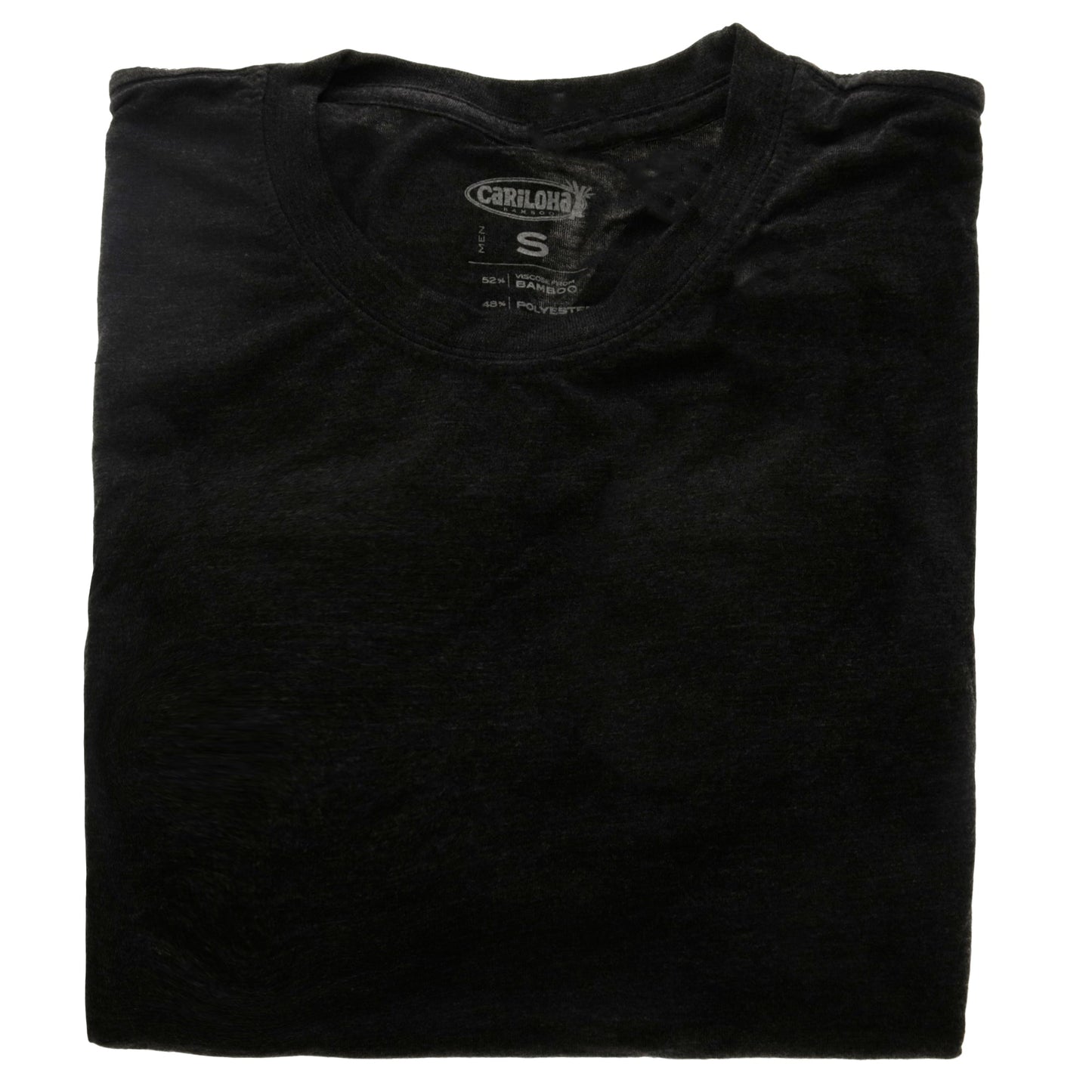 Bamboo Comfort Crew Tee - Charcoal by Cariloha for Men - 1 Pc T-Shirt (S)