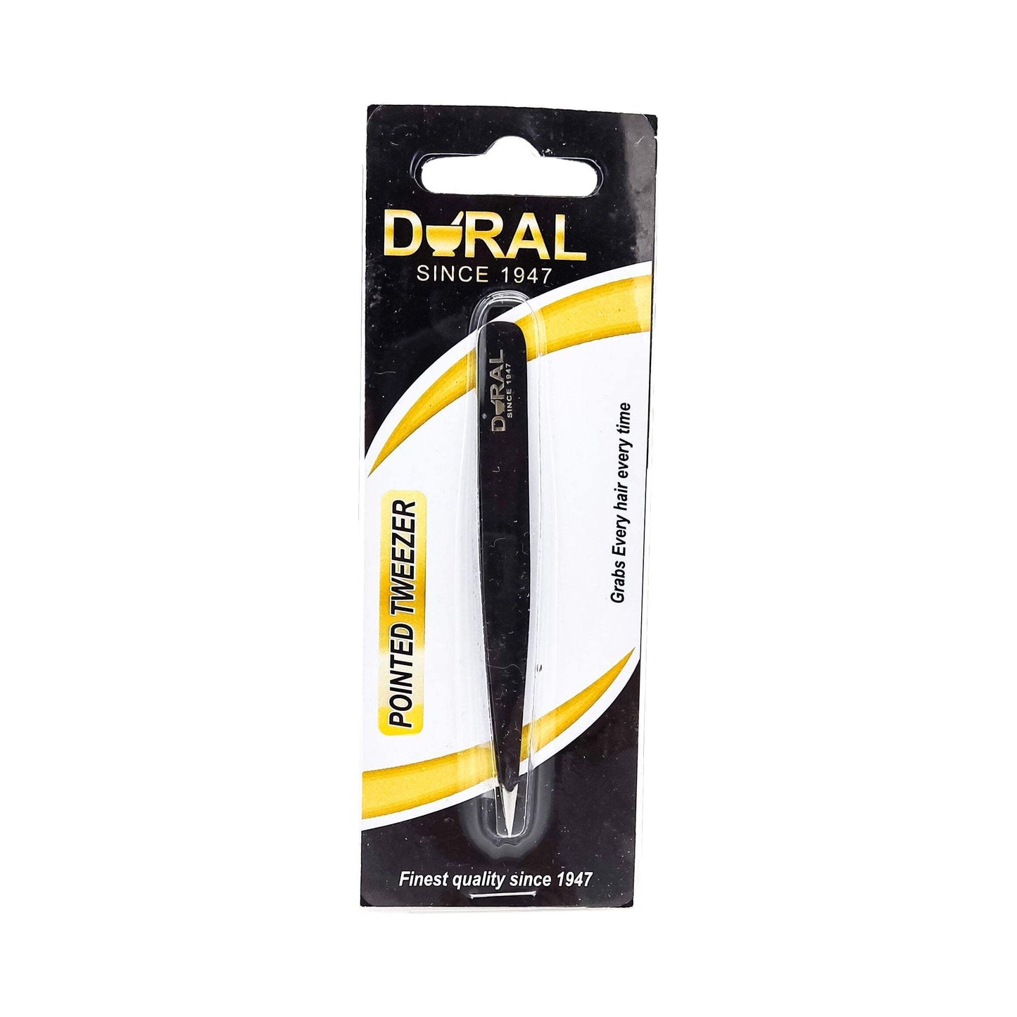 Dural Pointed Tweezer Black