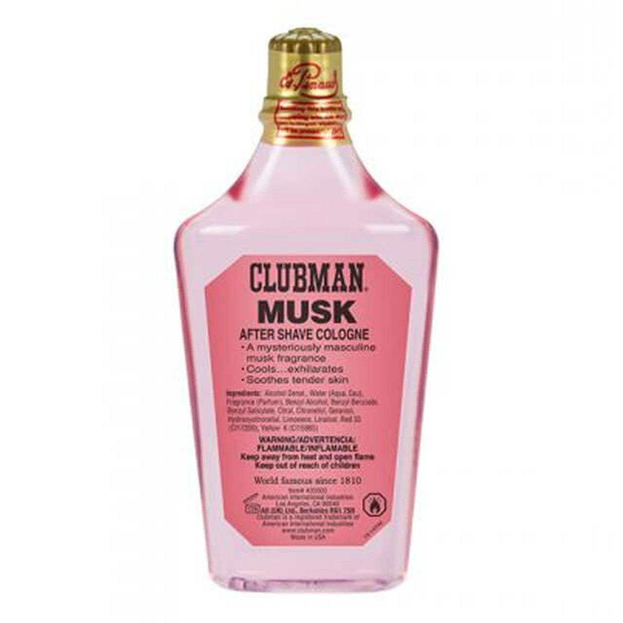 Clubman Musk After Shave Cologne 6 oz
