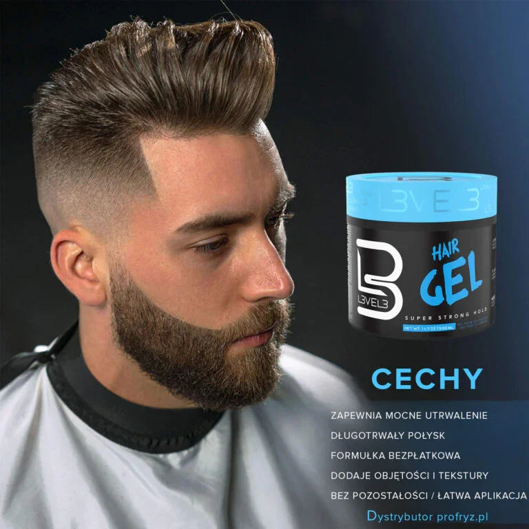 L3VEL3 Hair Styling Gel 1000ml / 33.8 oz - Multipack