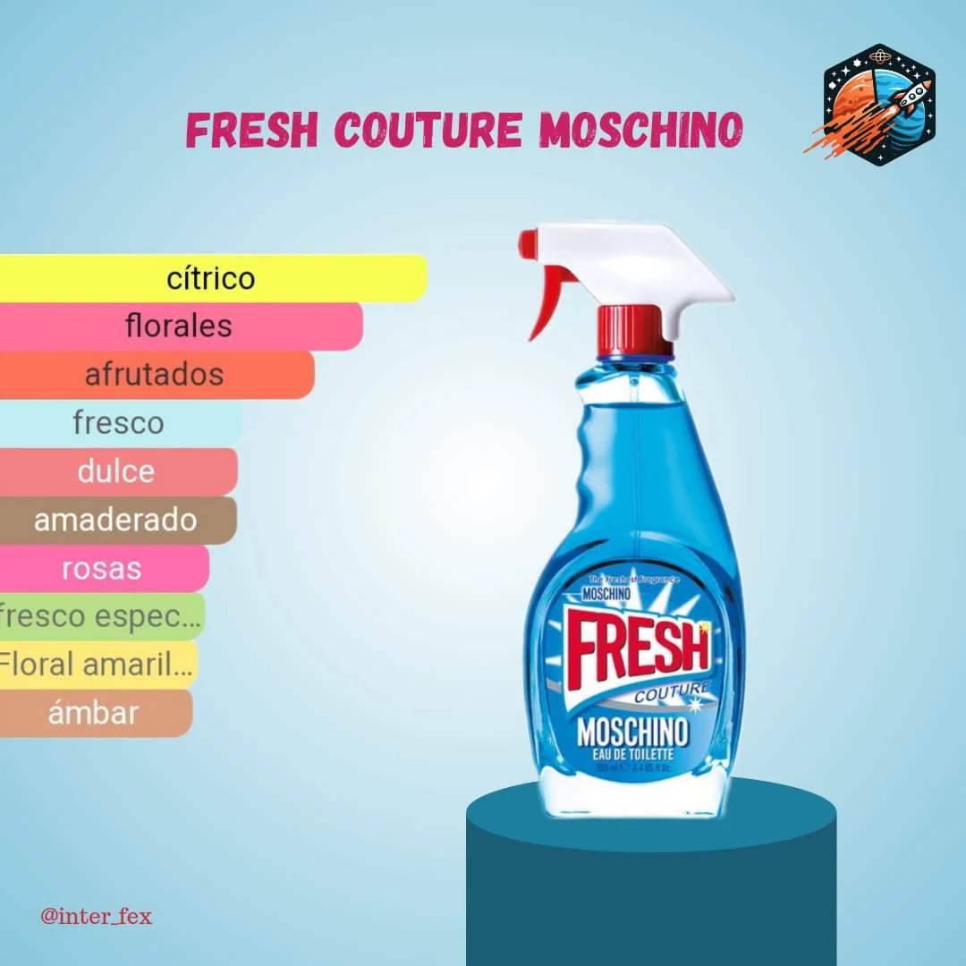 Moschino Fresh Couture by Moschino for Women - 3.4 oz EDT Spray