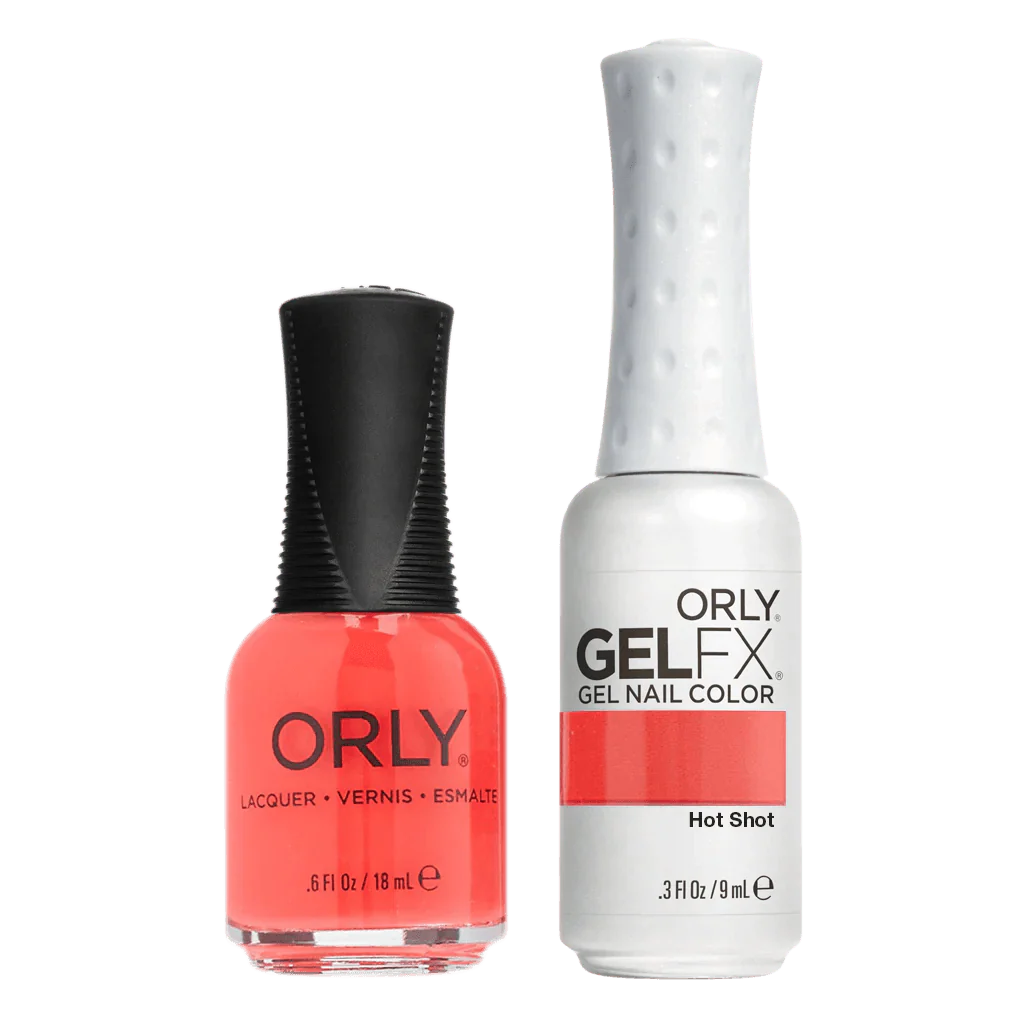 Orly Gelfx Gel Nail Color 0.3 Fl Oz / 9 Ml Hot Shot