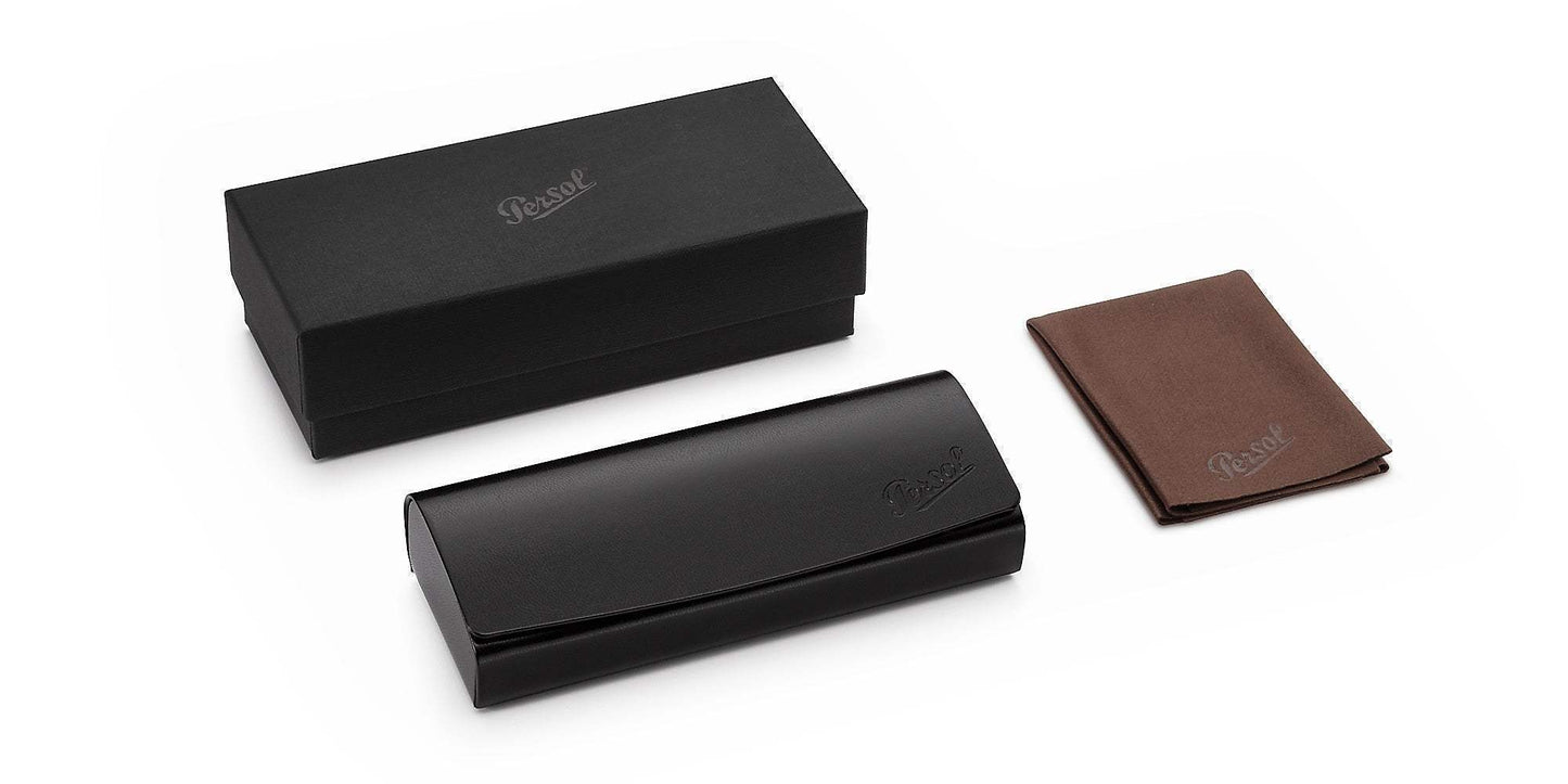 Persol PO3136S 95-57 - Black-Brown Polarized by Persol for Unisex - 57-18-140 mm Sunglasses