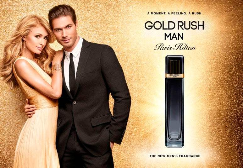 Gold Rush by Paris Hilton for Men - 3.4 oz EDT Spray