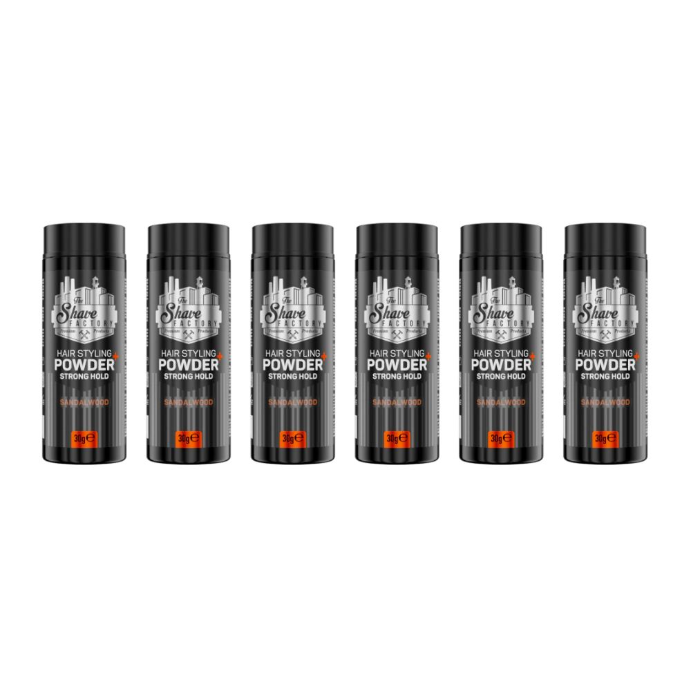 The Shave Factory Hair Styling Powder - Strong Hold 1 oz / 30g Multipack