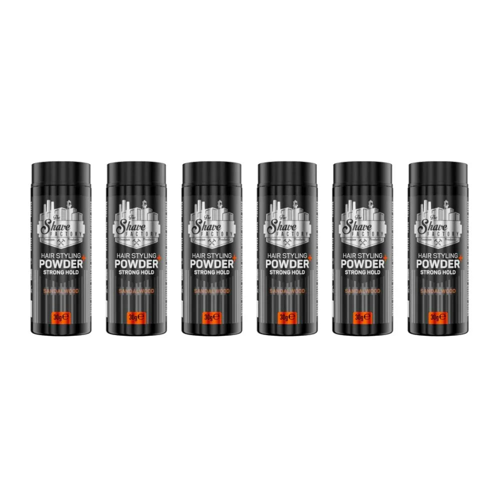 The Shave Factory Hair Styling Powder - Strong Hold 1 oz / 30g Multipack