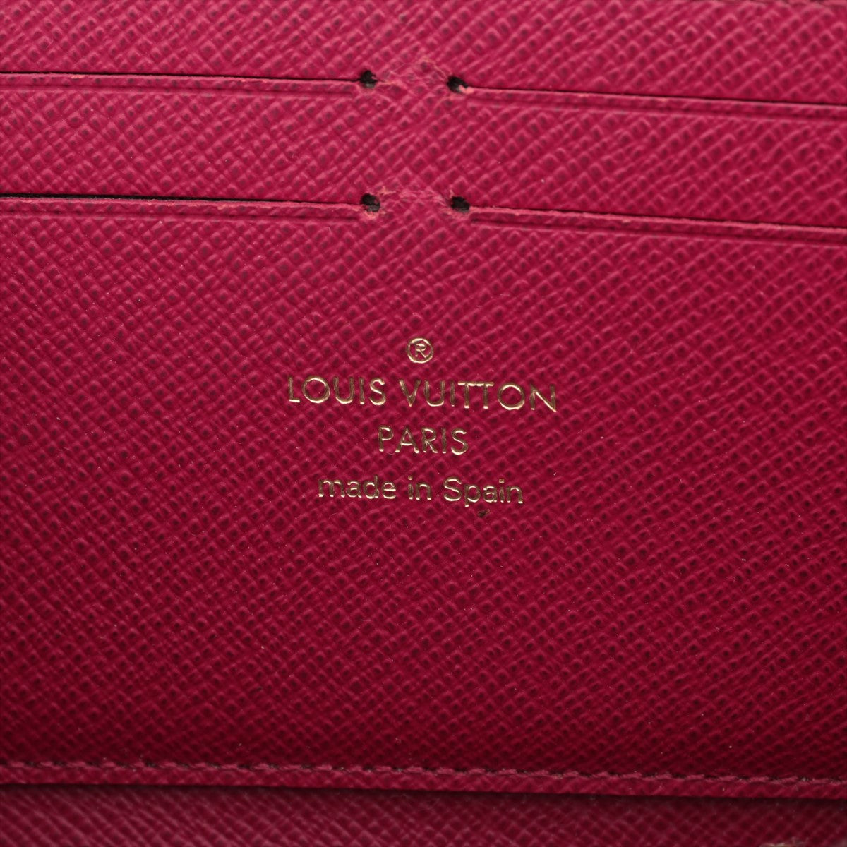 Louis Vuitton Monogram Clemence Long Wallet Fuschia