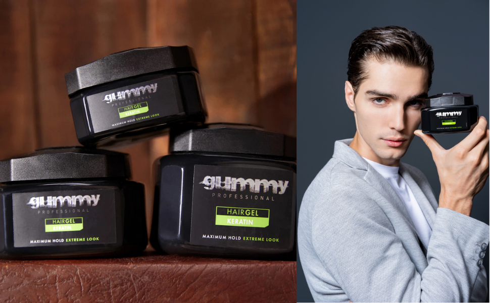 Gummy Hair Gel Maximum Hold & Extreme Look Plus 16.9 oz