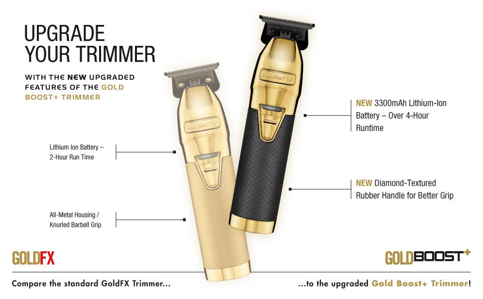 BABYLISS PRO GOLDFX BOOST+ METAL LITHIUM OUTLINING TRIMMER BB-FX787GBP - BarberSets