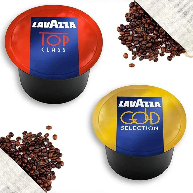 Blue Top Class 2 Roast Ground Coffee Pods by Lavazza - 100 Pods Coffee