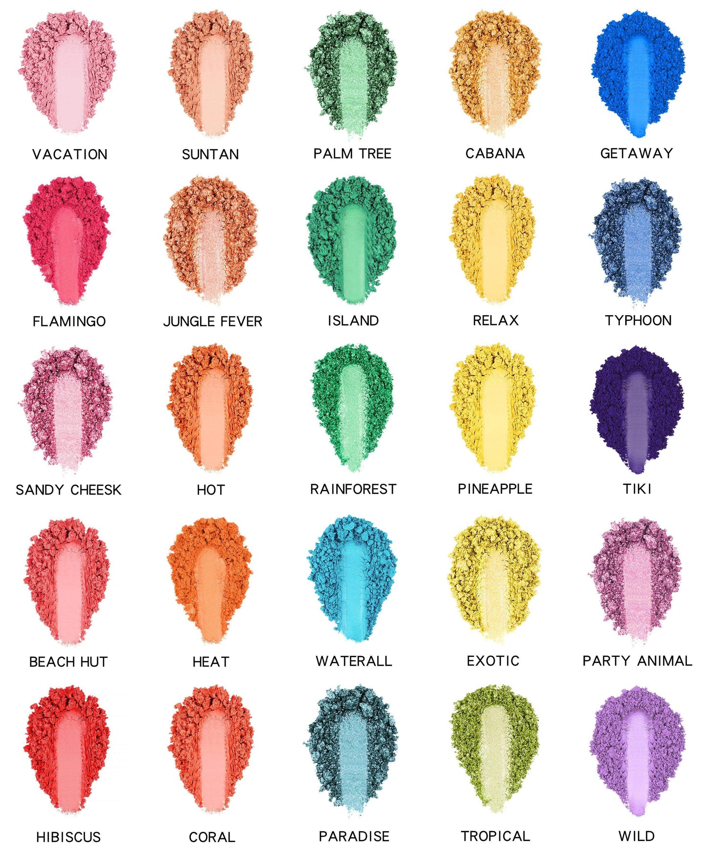 Tropic Like It's Hot Eyeshadow Palette - BarberSets