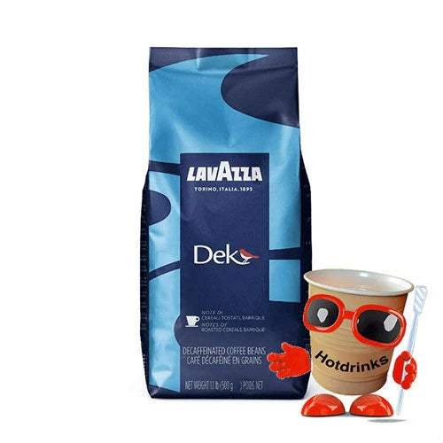 Dek Espresso Decaffeinated Roast Whole Bean Coffee by Lavazza for Unisex - 17.6 oz Coffee