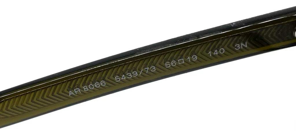 Giorgio Armani AR 8066 5439-73 - Transparent Green-Brown by Giorgio Armani for Men - 56-19-140 mm Sunglasses