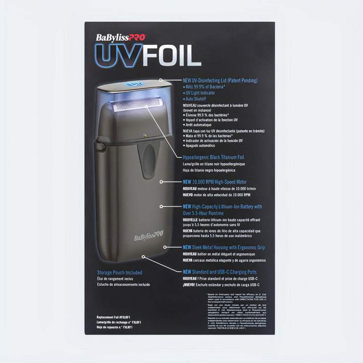 Babyliss Pro Uv Single Foil Shaver BB-FXLFS1