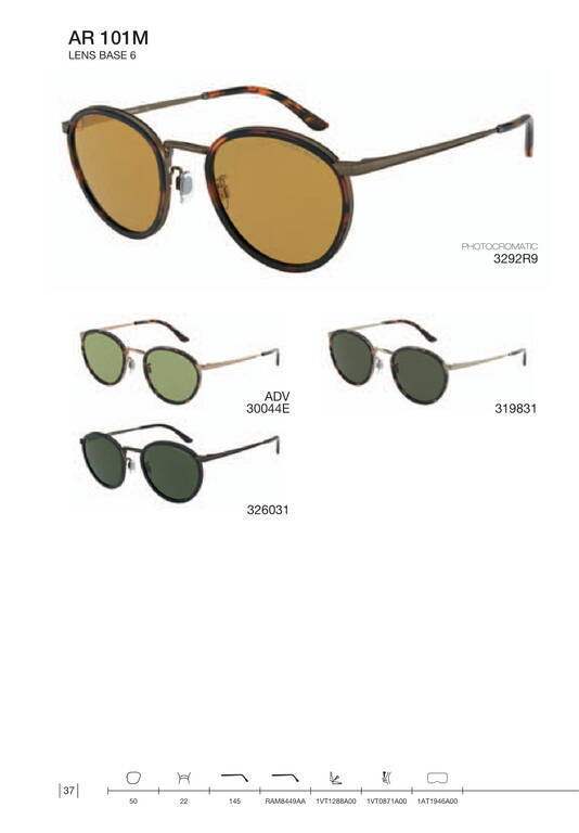 Giorgio Armani AR 8074 5487-11 - Striped Violet-Grey Gradient by Giorgio Armani for Women - 54-17-140 mm Sunglasses