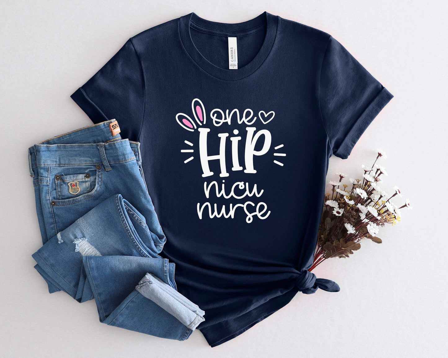 One Hip Nicu Nurse shirt 100% Cotton T-shirt High Quality