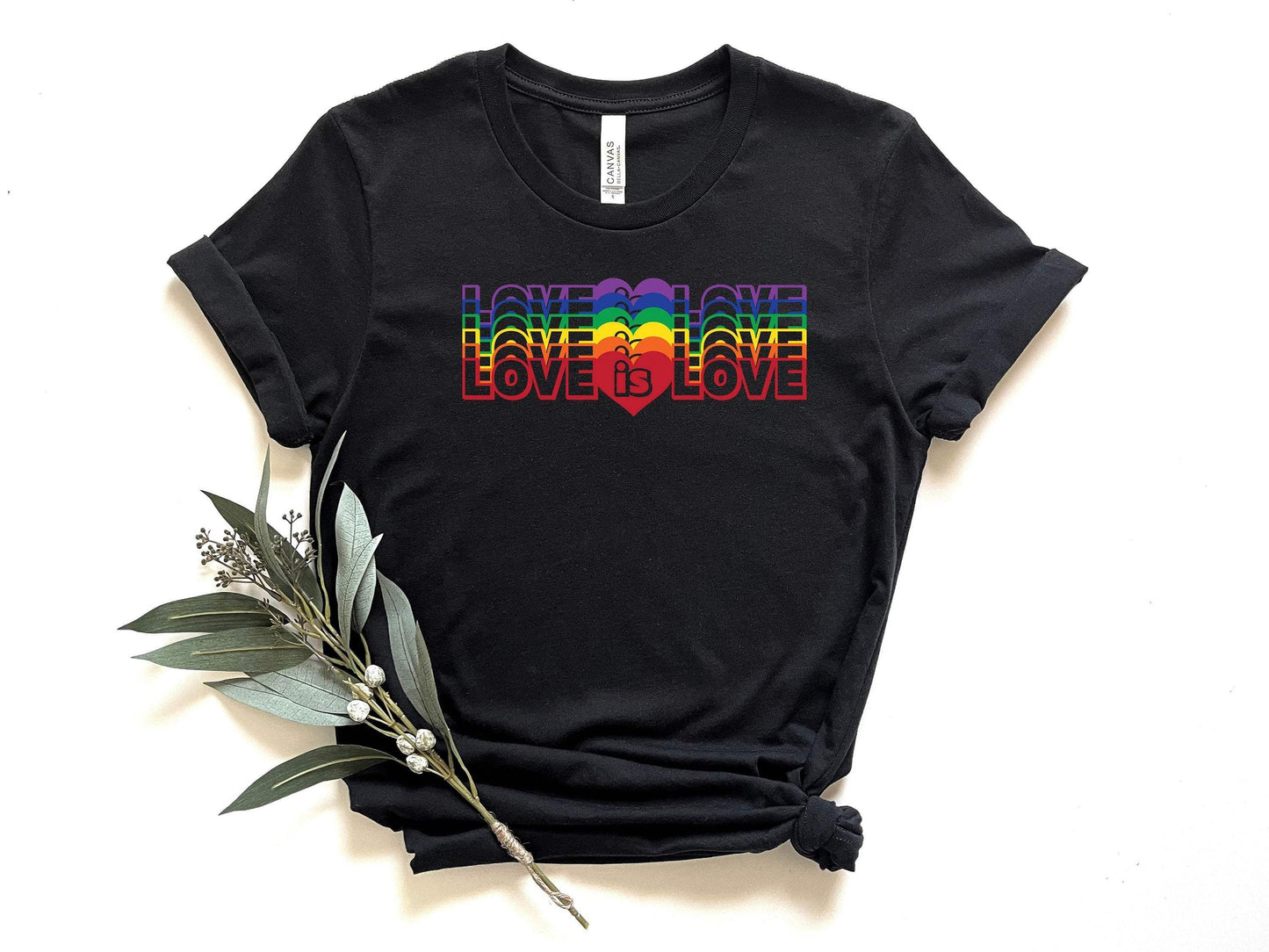 Love Is Love shirt 100% Cotton T-shirt High Quality