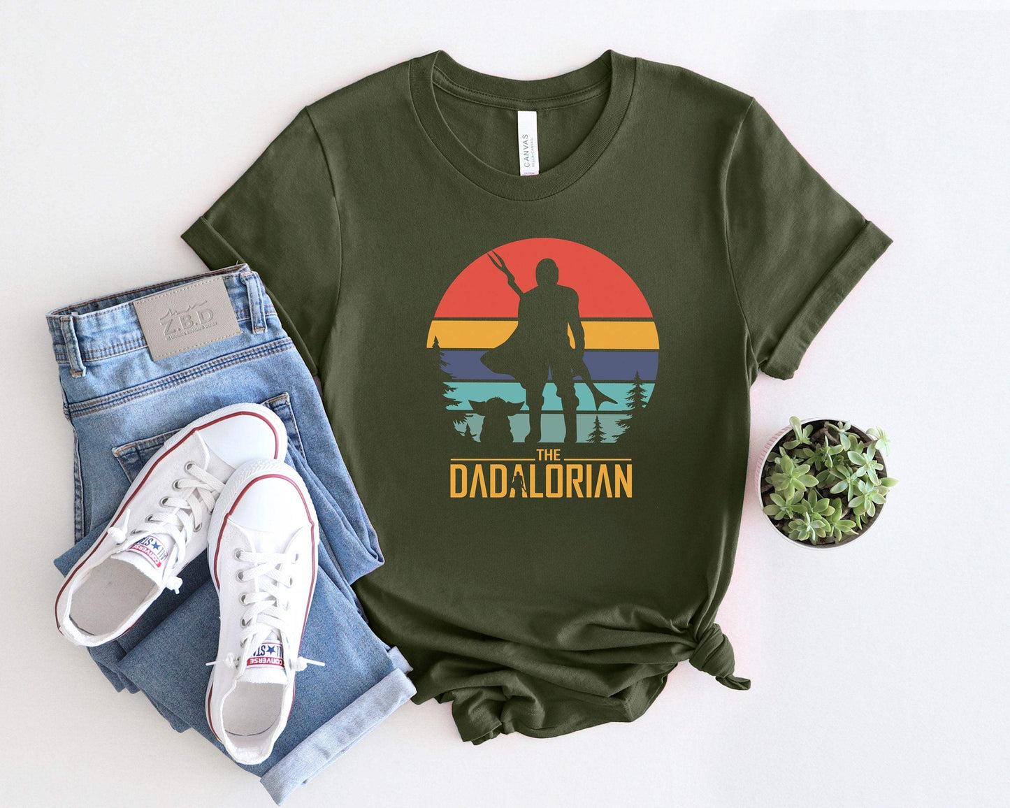 The Dadalorian shirt 100% Cotton T-shirt High Quality