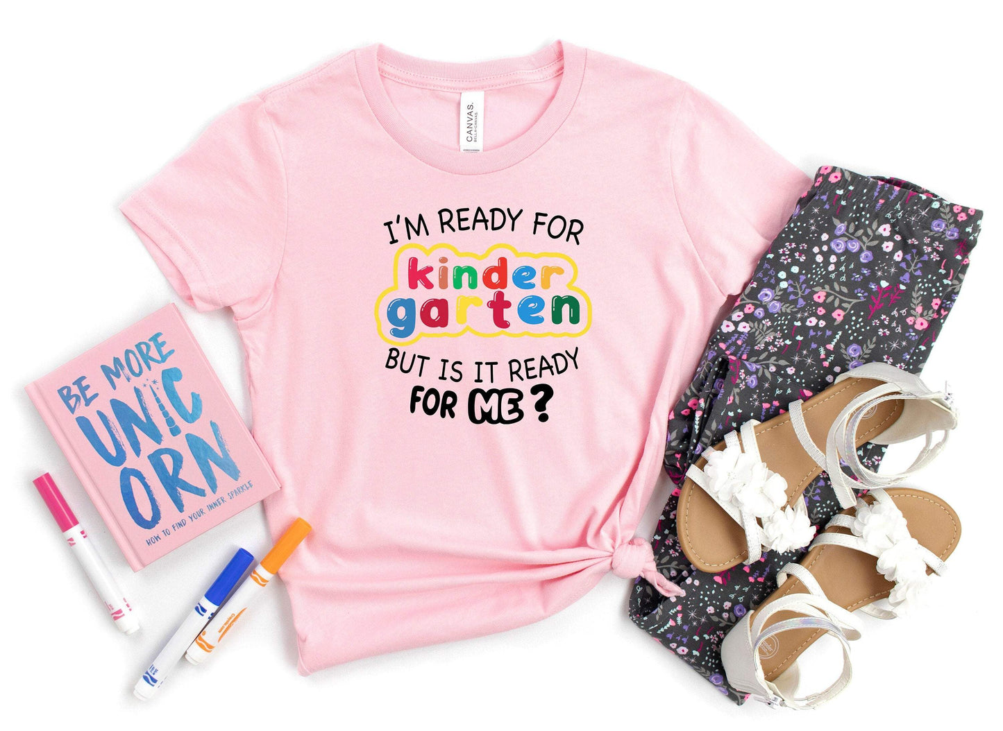 I'm Ready For Kindergarten But Is It Ready For Me shirt 100% Cotton T-shirt High Quality