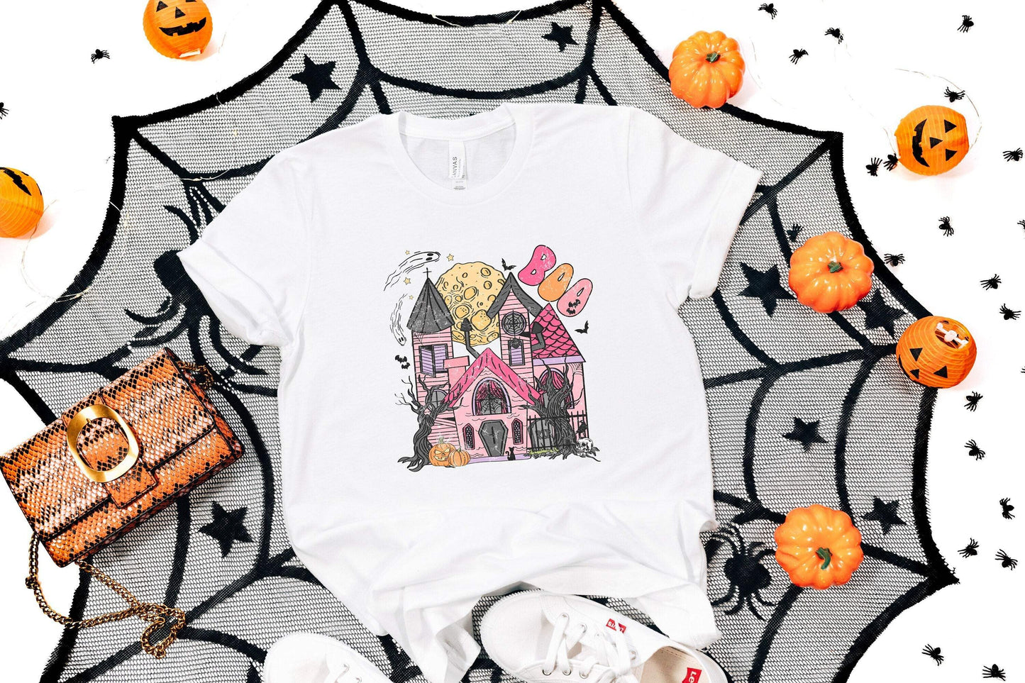 The Haunted House shirt 100% Cotton T-shirt High Quality