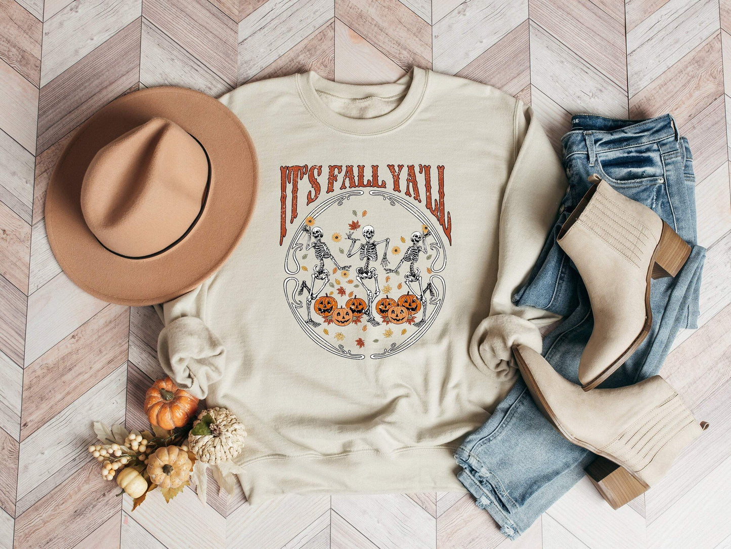 It's Fall Ya'll shirt 100% Cotton T-shirt High Quality