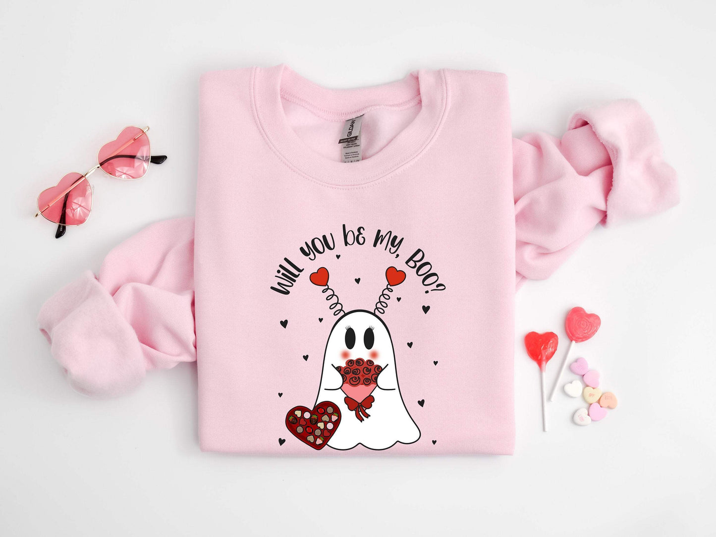 Will You Be My Boo 100% Cotton T-shirt High Quality