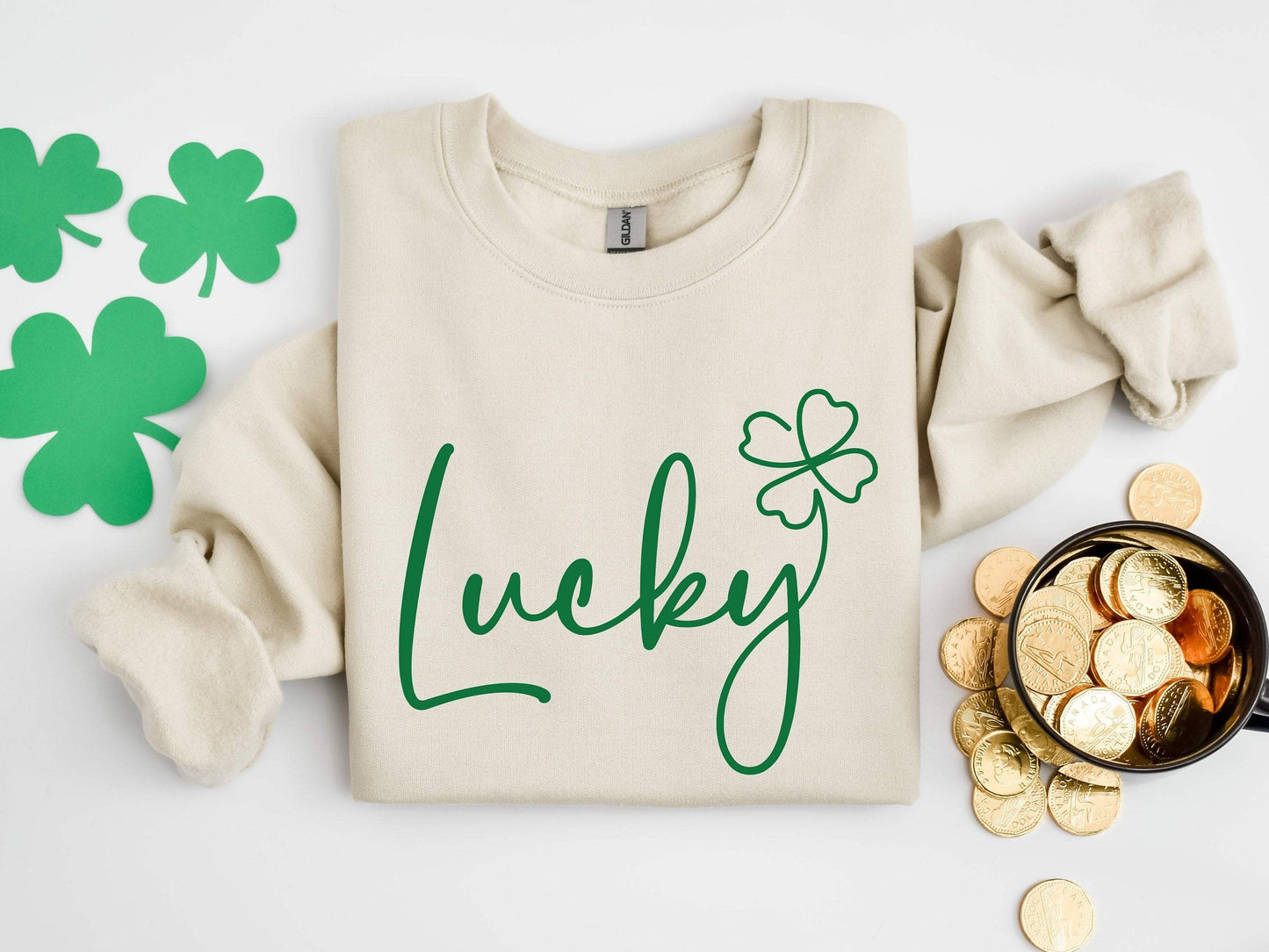 Lucky 100% Cotton T-shirt High Quality