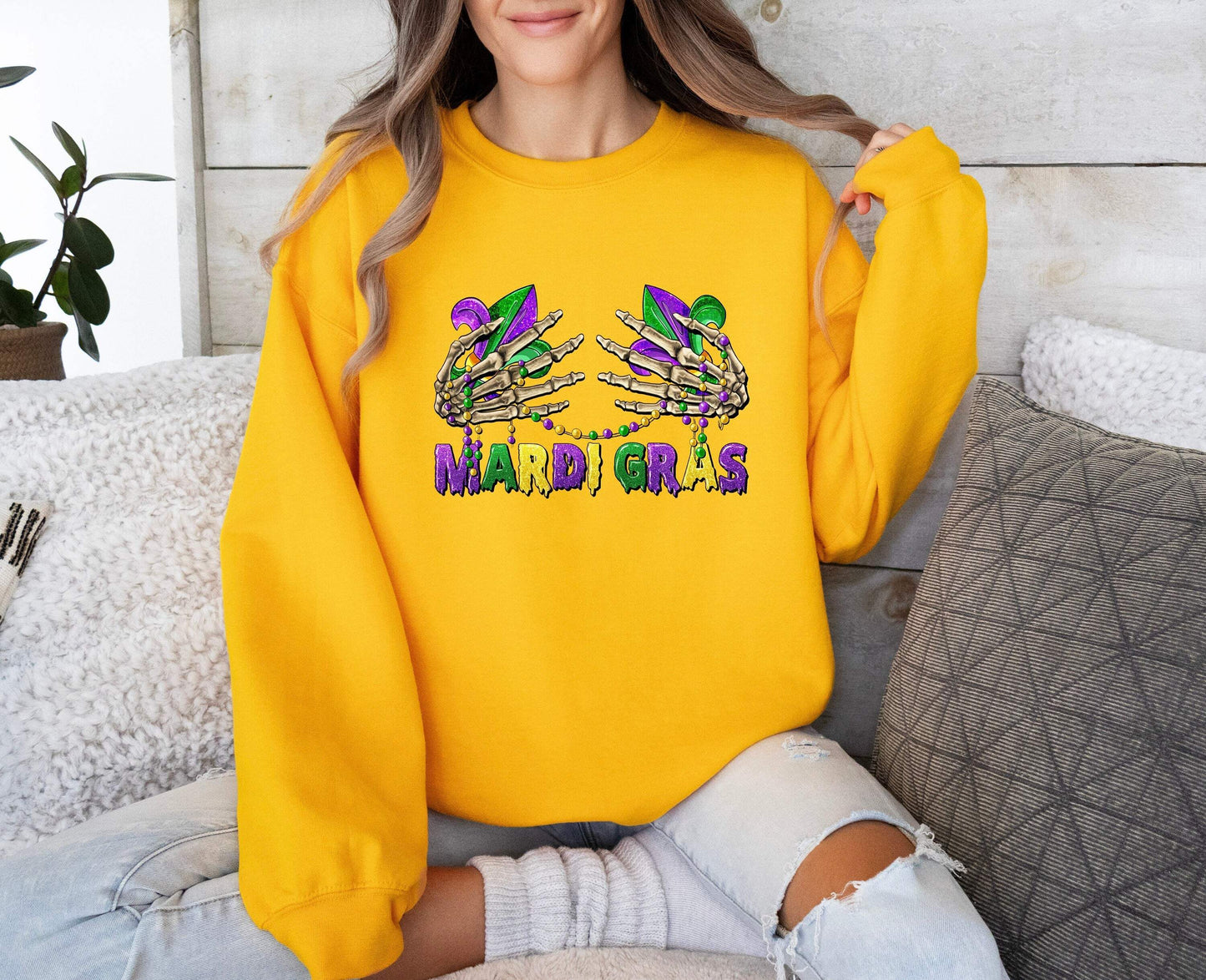 Mardi Gras shirt 100% Cotton T-shirt High Quality