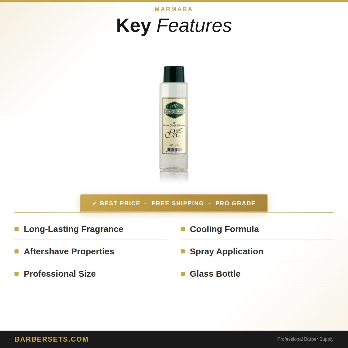 MARMARA COLOGNE 400 ML LEMON