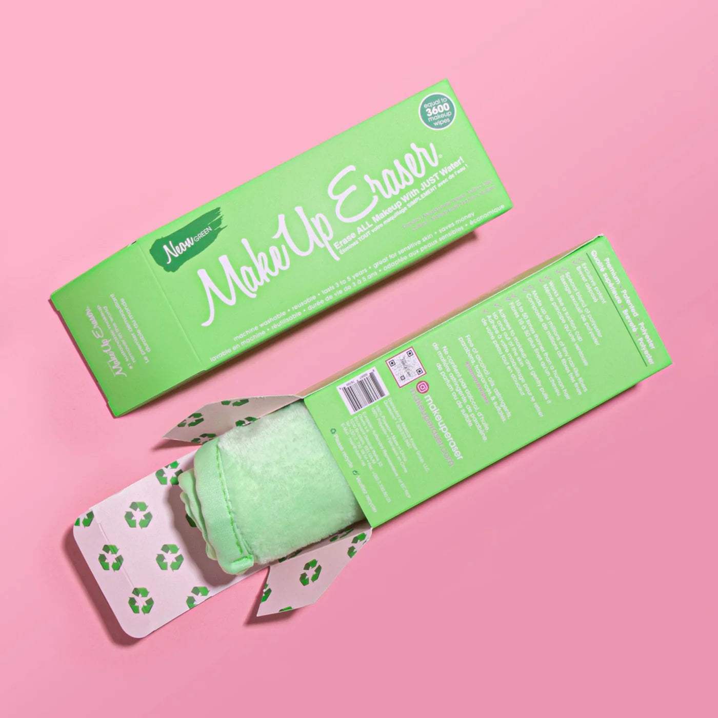 Makeup Remover Cloth - Neon Green by MakeUp Eraser for Women - 1 Pc Cloth