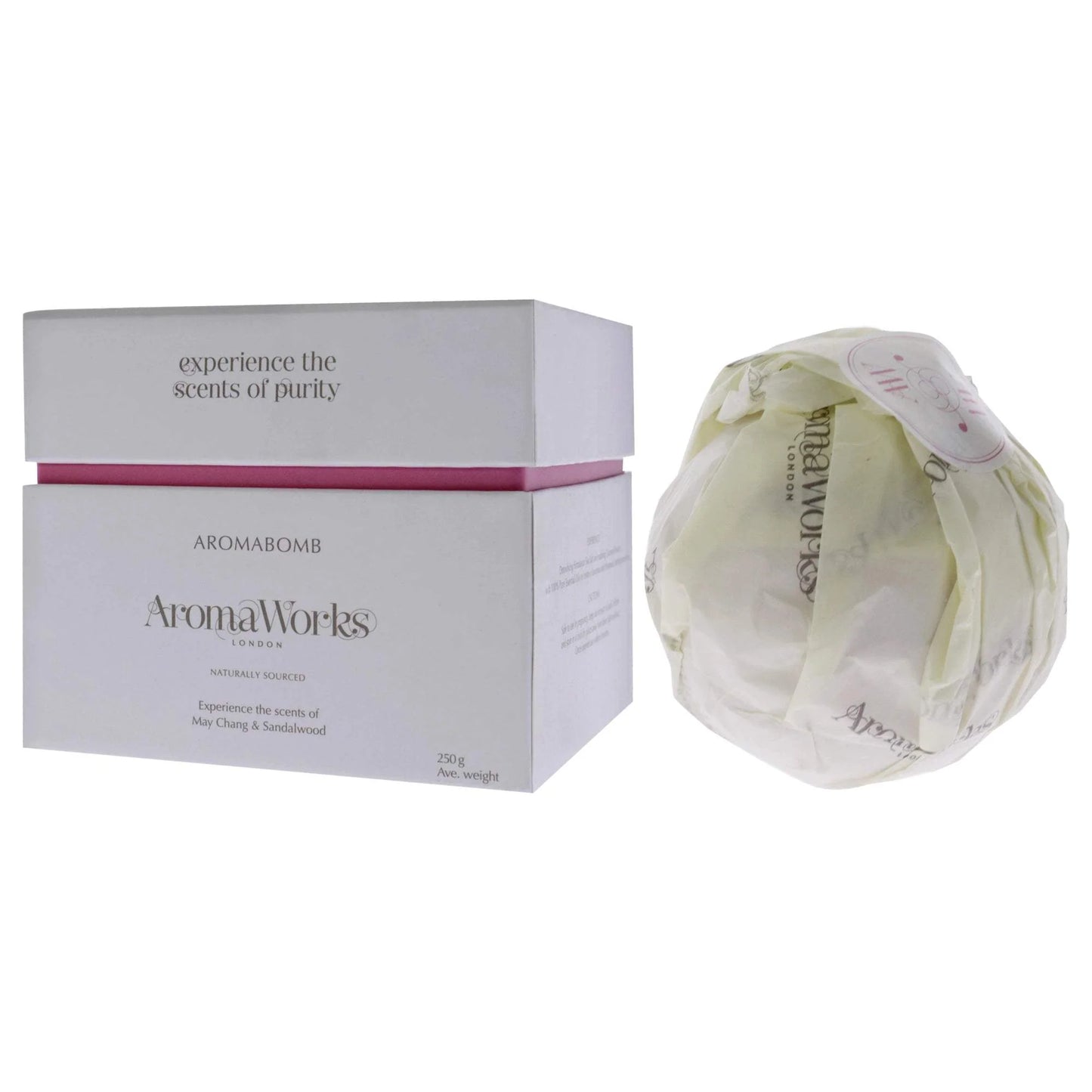 Nurture AromaBomb Single by Aromaworks for Unisex - 8.81 oz Bath Bomb