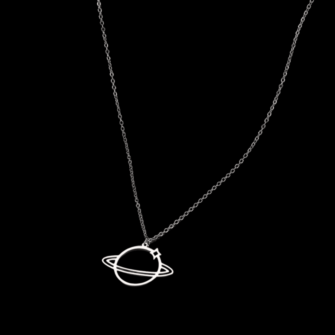 Return to Saturn Necklace - Stainless Steel