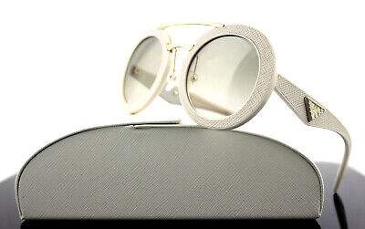 Prada SPR 15S UP-3H2 - Ivory-Light Brown Gradient Light Green by Prada for Women - 53-25-140 mm Sunglasses