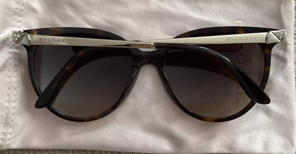 Bvlgari BV8161B 504-13 - Havana-Brown by Bvlgari for Women - 56-18-140 mm Sunglasses