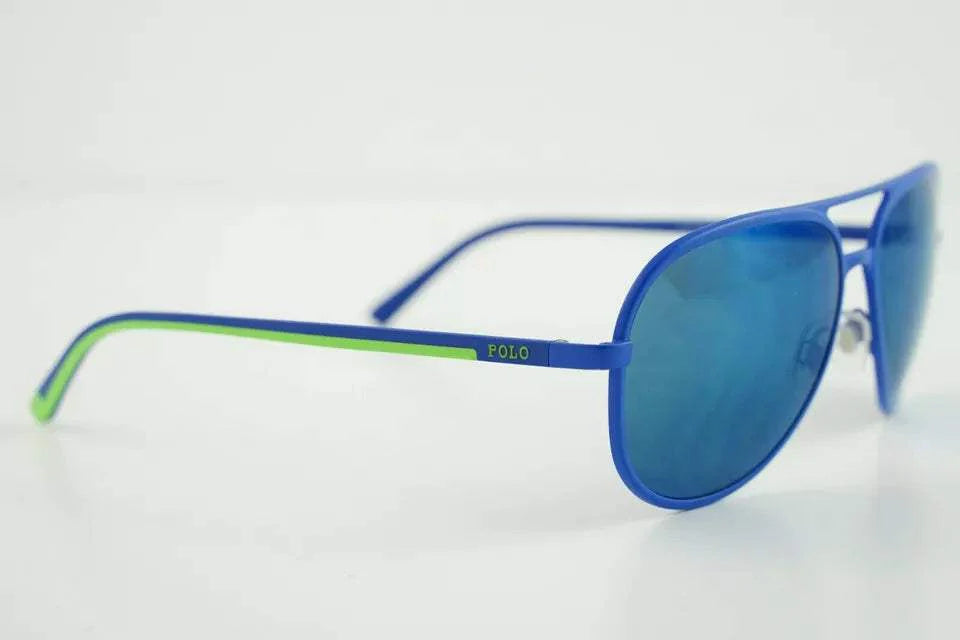 Polo Ralph Lauren PH 3102 9318-55 - Matte Royal Blue-Blue by Ralph Lauren for Men - 59-15-145 mm Sunglasses