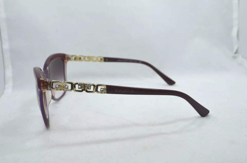 Bvlgari BV 8163-B 5386-8H - Top Burgundy Fuchsia-Violet Gradient by Bvlgari for Women - 56-17-140 mm Sunglasses