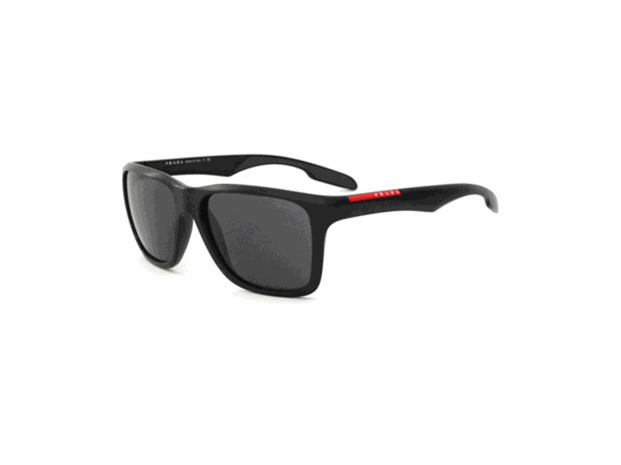 Prada SPR 04S 1BO-1A1 - Matte Black-Grey Gradient by Prada for Men - 57-19-145 mm Sunglasses